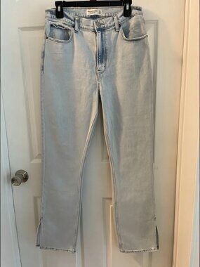 Abercrombie & Fitch Slim Straight Ultra High Waist Size 12L